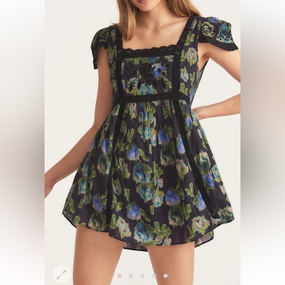 NTW LoveShackFancy Nutmeg Mini Dress size 4 - Picture 5 of 5